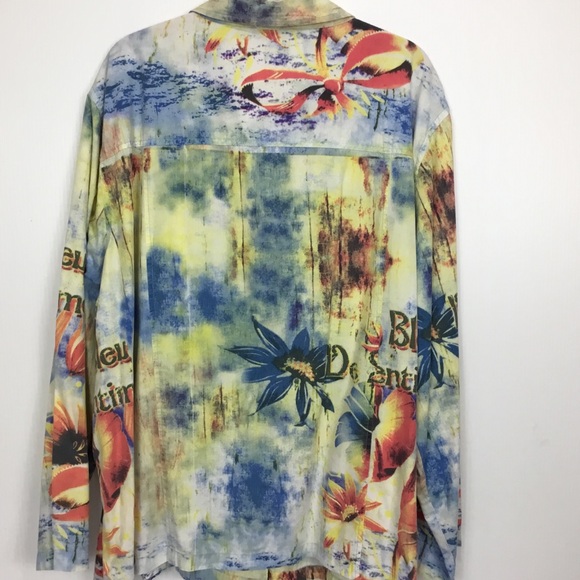 New Direction Woman Colorful Jacket/ Top Size 4X - Picture 3 of 9